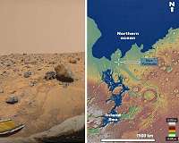 Pathfinder Rover May Have Explored Edges of Early Mars Sea in 1997