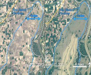 Landsat Offers Stunning Comparison Of Flooding