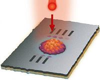 Filming light and electrons coupled together as they travel under cover