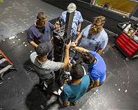 Little SLS launches in low speed wind tunnel