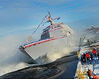 Navy test fires Hellfire missile from littoral combat ship