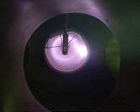 A bar magnet creates chaos in plasma