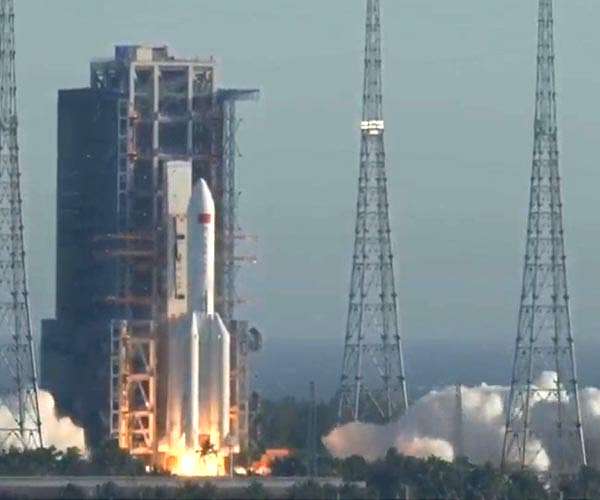 China tests high-thrust rocket engine for upcoming space station missions