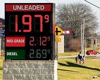 Retail gas prices moving sharply higher