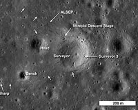 MRO Spots Apollo 12 And Surveyor 3