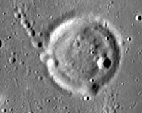 SMART-1 Views Lunar Crater Hopmann