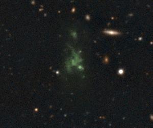Giant Space Blob Glows from Within