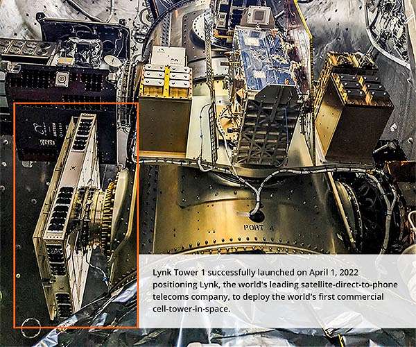 Lynk announces deployment of world's first commercial-ready cell-tower-in-space