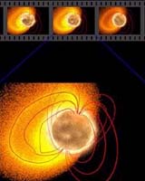 Solar Flares From The Galactic Deep