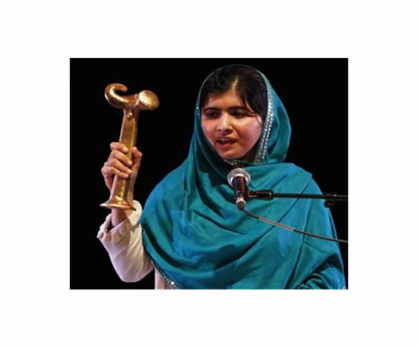 Malala visits women at flood camps in Pakistan