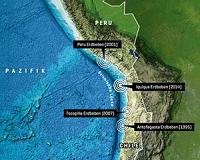 Earthquake rupture halted by seamounts
