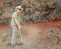 Did dinosaur-killing asteroid trigger largest lava flows on Earth?