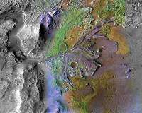 At future Mars landing spot, scientists spy mineral that could preserve signs of past life
