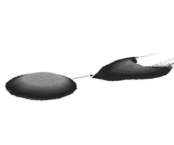 Tiny underwater sand dunes may shed light on larger terrestrial and Martian formations