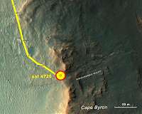 Mars Rover Opportunity Begins Study of Valley's Origin