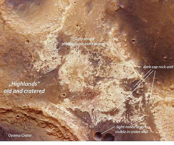 The clays of Mawrth Vallis