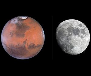 Mars Pairs Up With Full Moon