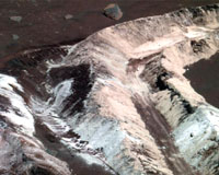Mars Rover Team Investigating Spirits Front Wheel