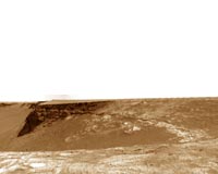 Opportunity Looks For Entry Point Into Crater
