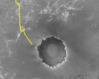NASA Rover Nears Martian Bowl Goal