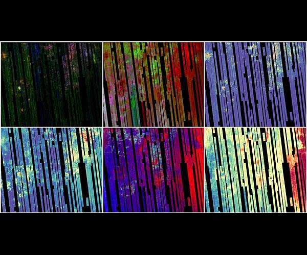 NASA Mars Orbiter Releasing One of Its Last Rainbow-Colored Maps