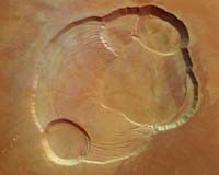 Olympus Mons: The Caldera In Close-Up