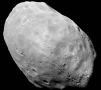 Phobos Shadows The Surface of Mars