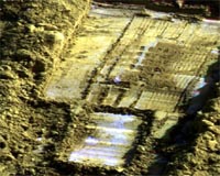 Morning Frost In Trench Dug By Phoenix