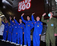 Russian-European Crew Starts Mars Mission