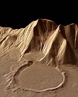 Fire And Ice: Mars Images Reveal Recent Volcanic And Glacial Activity