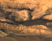 Mars' Melas, Candor And Ophir Chasmas: Centre Of Valles Marineris