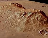 Ausonia Mensa Remnant Massif By Mars Express