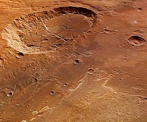 The fractured features of Ladon basin