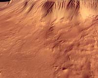 Escarpment And Landslides Of Olympus Mons