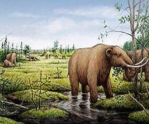 Prehistoric climate change due to cosmic crash in Canada