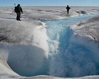 Meltwater from the Greenland ice sheet releasing faster