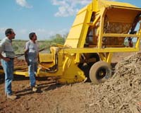Harvesting Machine Driving Mesquite-to-Ethanol Potential