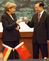 Merkel visit points to continued strong China-Germany ties