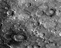 MESSENGER: Craters With Dark Halos On Mercury