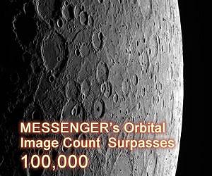 MESSENGER's Cameras Capture 100,000th Image from Mercury Orbit