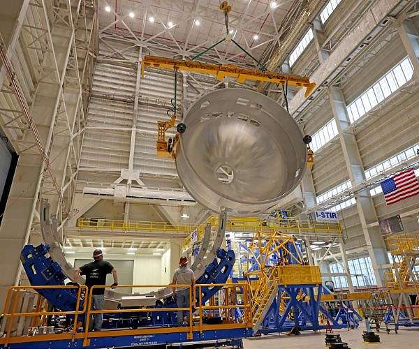 Early production continues on Advanced Upper Stage for SLS