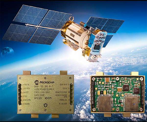 Microchip announces space-qualified COTS-based radiation-hardened power converters