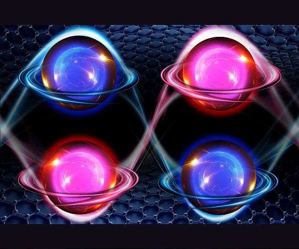 From a five-layer graphene sandwich, a rare electronic state emerges