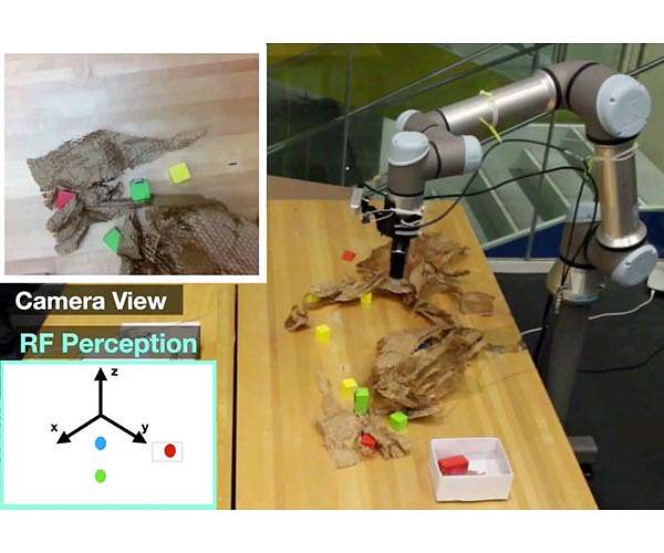 A robot that senses hidden objects