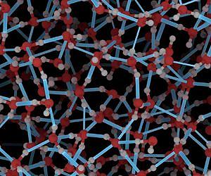 Protons hop from one water molecule to another given suitable energy conditions