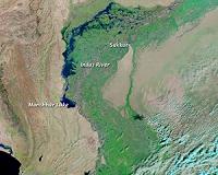 Severe flooding in Northern Pakistan photographed by NASA