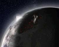 NASA research suggests significant atmosphere in lunar past and possible source of water on Moon