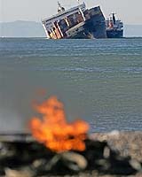 Clampdown On Looters As Oil Pumped From Shipwreck