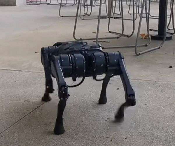 Four-legged robot traverses tricky terrains thanks to improved 3D vision
