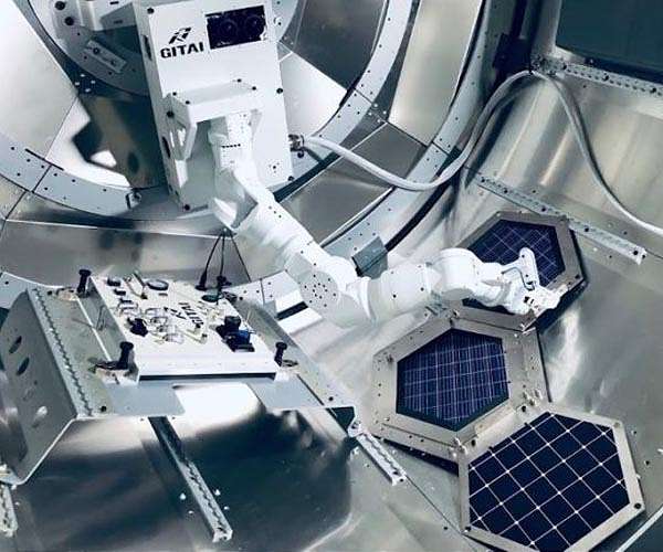 GITAI and Nanoracks demonstrate GITAI robot inside the Nanoracks Bishop Airlock